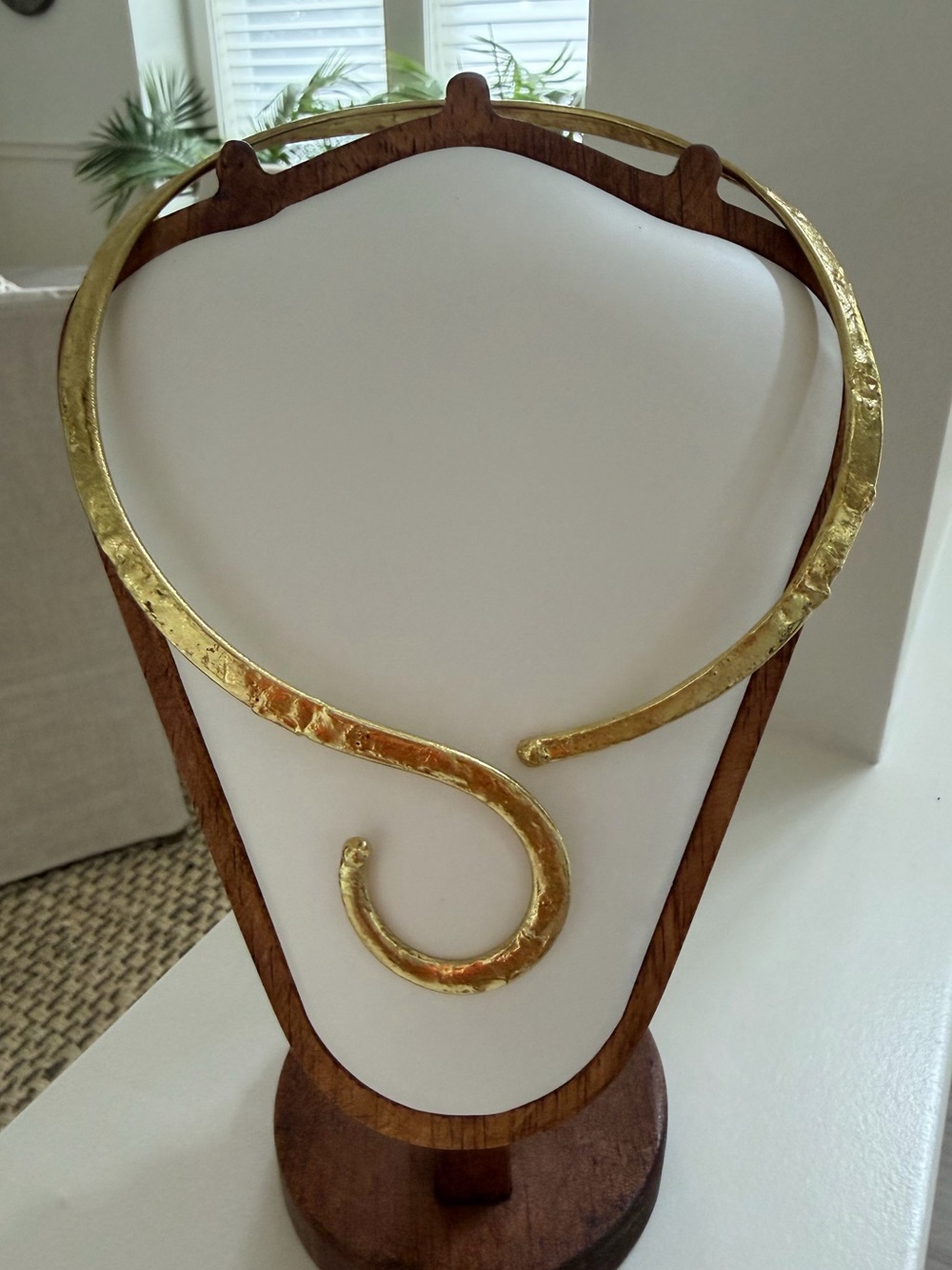 NWOT ~ Boho Gal “Sophia” Brass 18k Gold Plated Torque - One Size